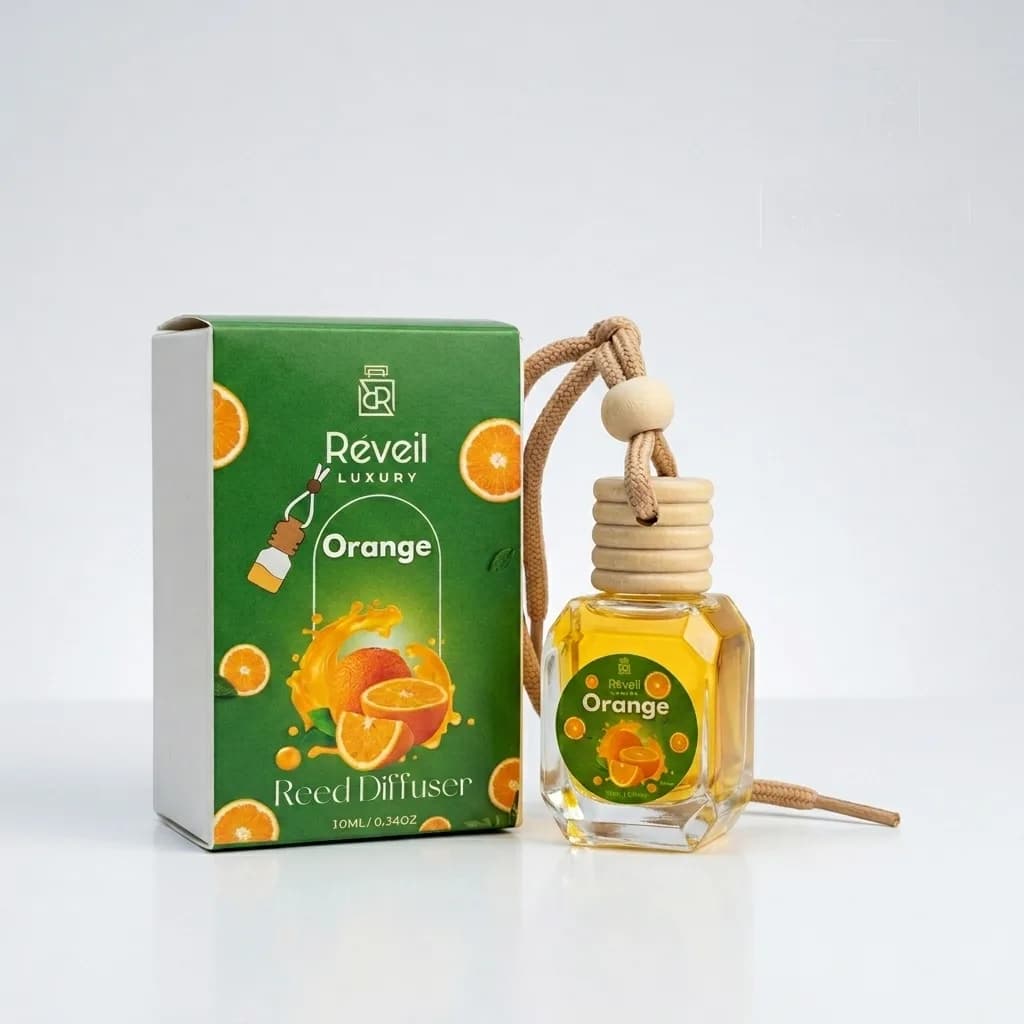 Reveil Orange Car Hanging Mini Diffuser 10ml