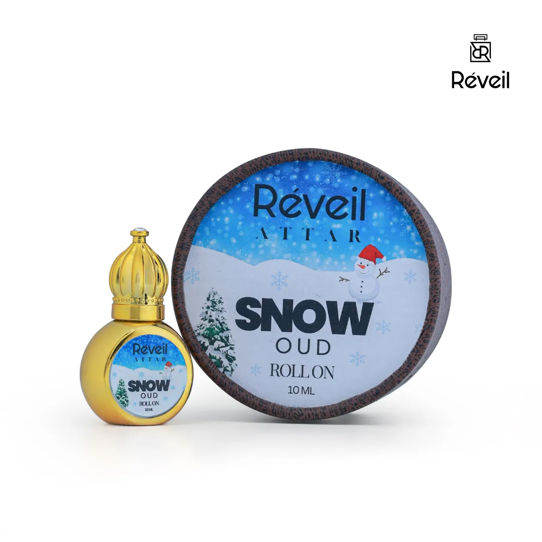 Reveil Snow oud Roll On Attar 10ml